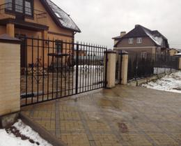 Комплект ворота+калитка для загородного дома